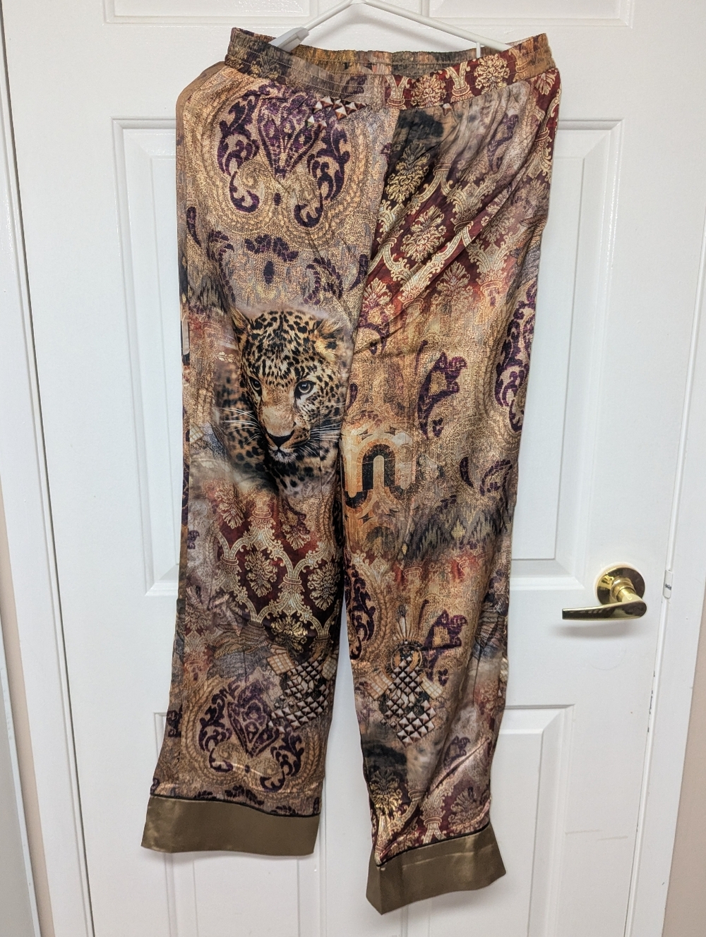 Leah Satin Pant Set - Nude/combo   fashionnova luxe - Picture 5 of 10